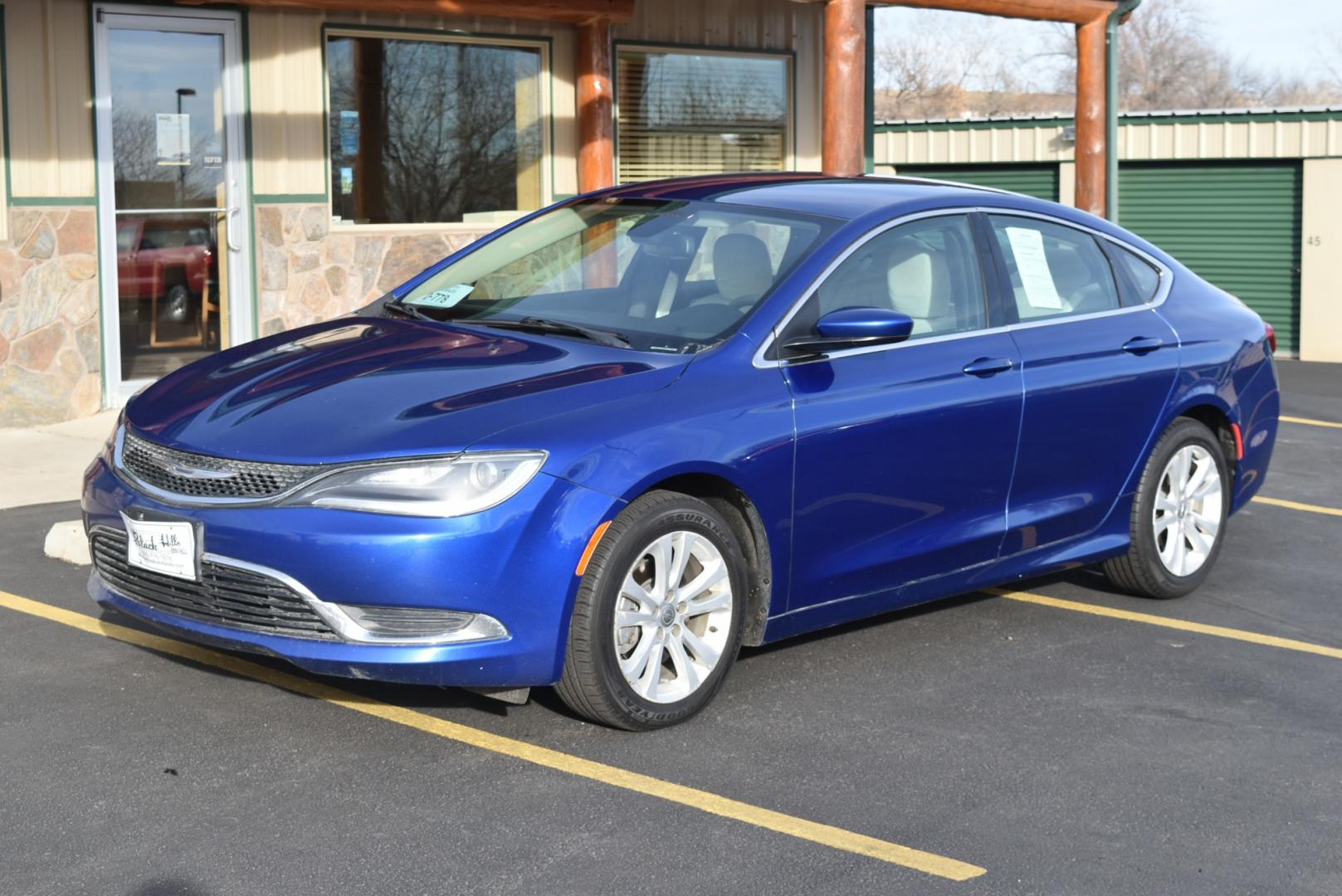 2016 Blue /Beige Chrysler 200 Limited (1C3CCCABXGN) with an 2.4L 4 Cyl Multiair engine, 9-Speed Automatic transmission, located at 1600 E Hwy 44, Rapid City, SD, 57703, (605) 716-7878, 44.070232, -103.171410 - Photo#2